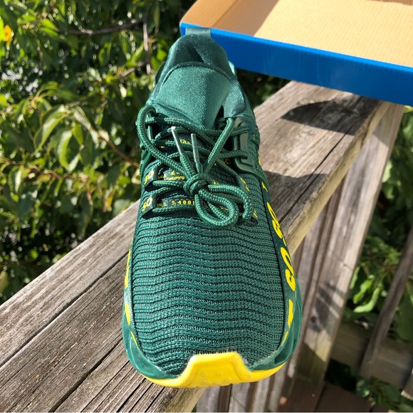 adidas gazelle silver green womens Adidas x Pharrell Williams Men's Hu NMD N.E.R.D Chalk White / Glow Orange /  Clear Mint Low Top Sneakers